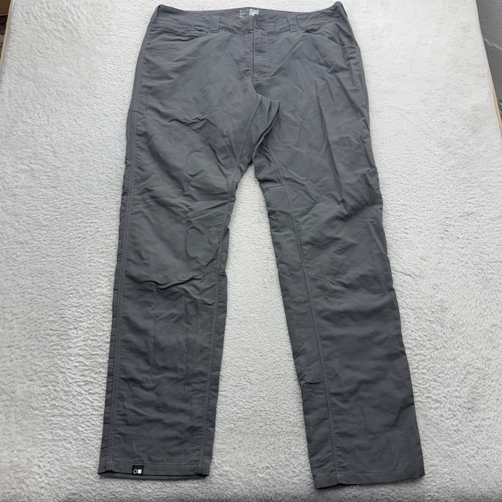 LifeLabs CoolLife Mens Cooling Technical Pants Grey 36x34 Recycled Nylon Chino